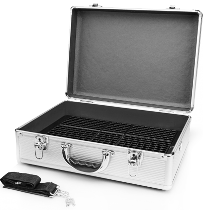 Чемодан для 358 маркеров Copic Case серебристый