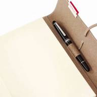 Блокнот SenseBook Flap M с кожаной обложкой линейка А5 80 гм - Блокнот SenseBook Flap M с кожаной обложкой линейка А5 / 80 гм купить в магазине Copic.Club с доставкой